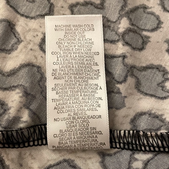 Leopard Print Sleeveless Tunic Size Small Petite - Picture 13 of 13